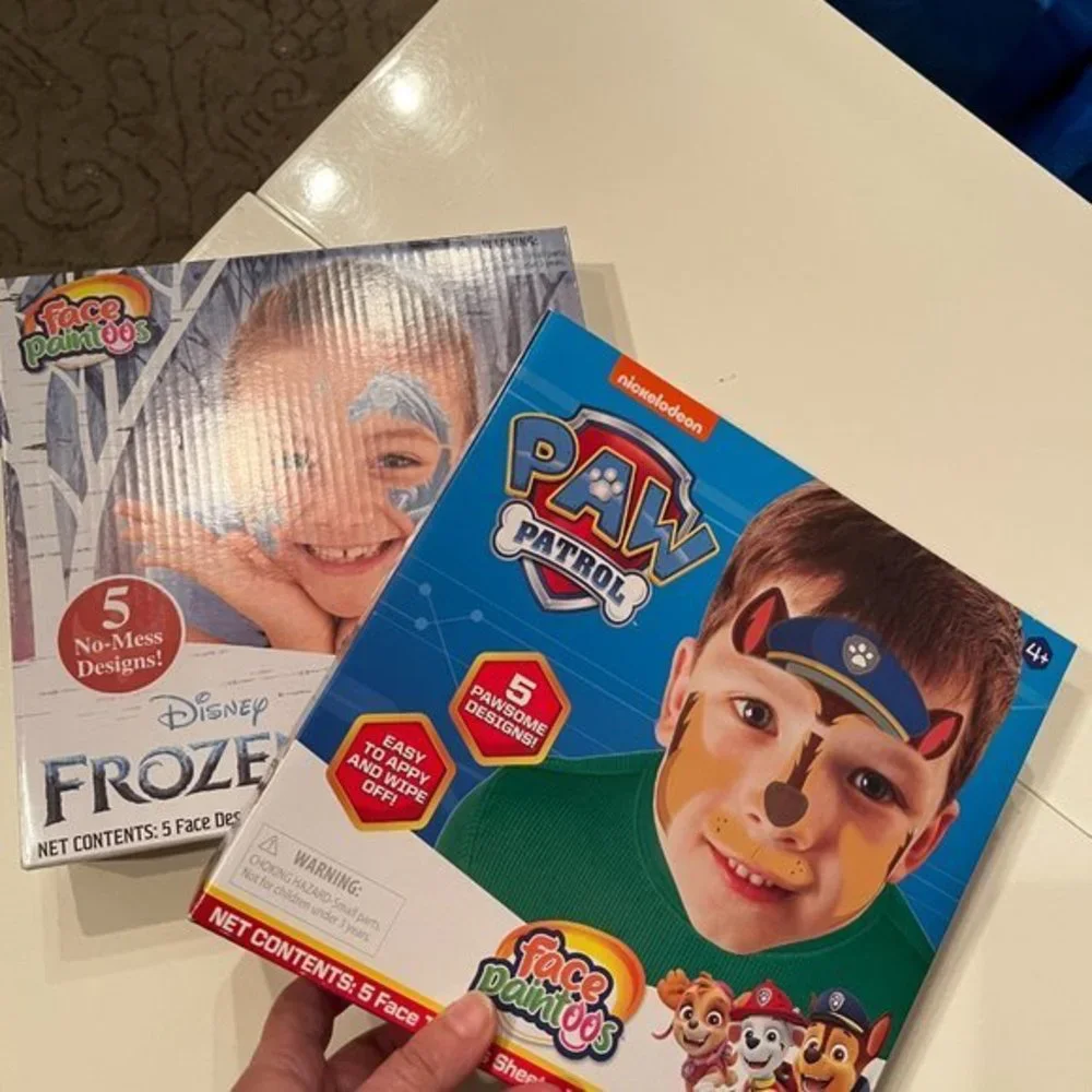 Frozen and Paw‎ Patrol Face Face Tattoos / New